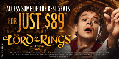 [SYDNEY, $89* TICKETS] The Lord of the Rings - A Musical Tale on TIX