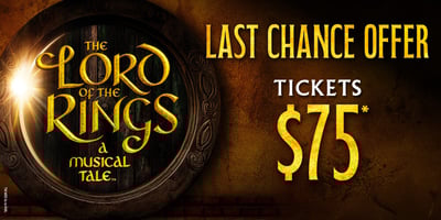 [PERTH, $75* TICKETS] The Lord of the Rings - A Musical Tale on TIX