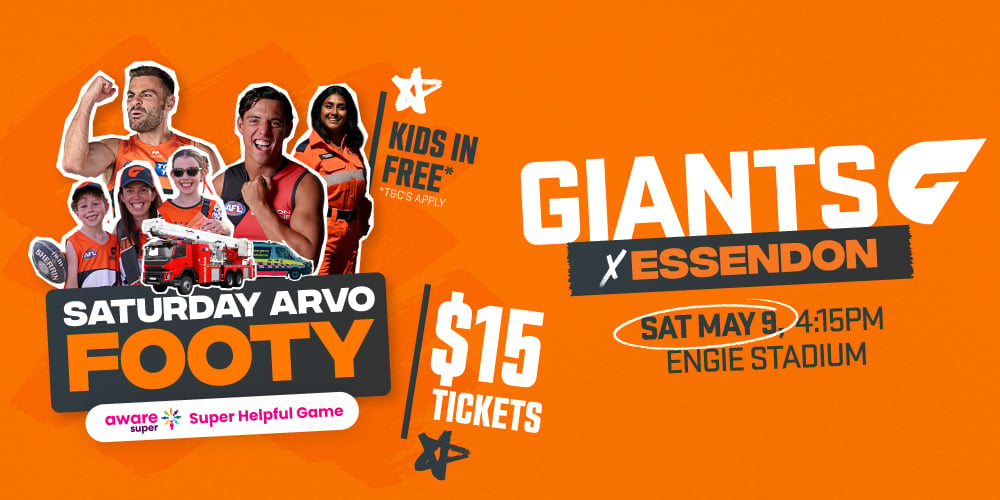 GWS Giants vs Essendon 
