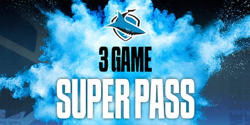 Cronulla Sharks 3 Game Super Pass