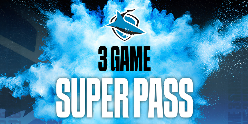 Cronulla Sharks 3 Game Super Pass