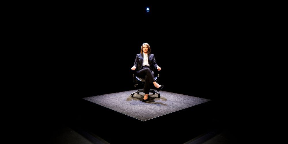 Sheridan Harbridge in Prima Facie at Griffin Theatre. Photo by Brett Boardman (2)