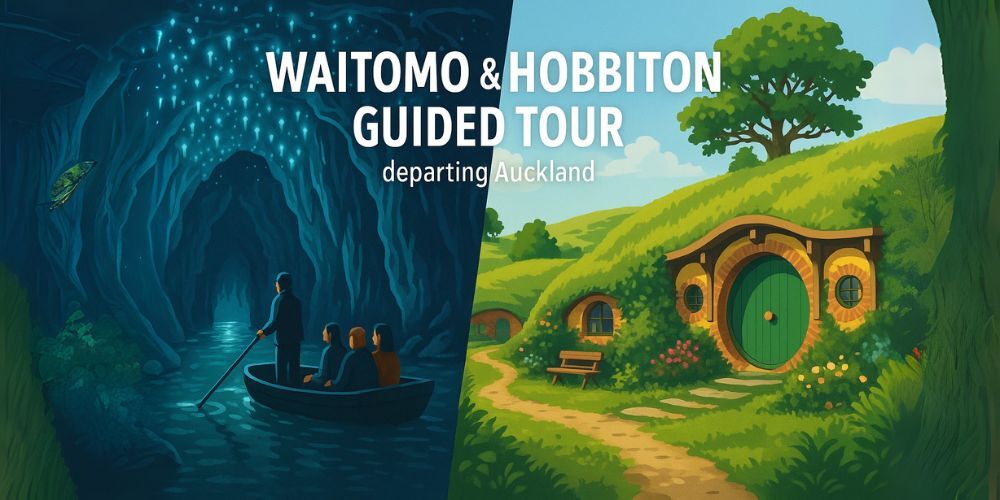 Waitomo & Hobbiton Guided Tour departing Auckland